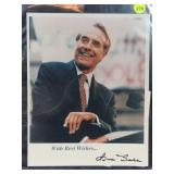 Bob Dole Signed 8x10 Photo & Index Card