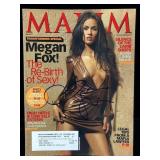 Megan Fox Autographed Magazine Cover with Photo