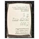 1g - .999 Fine Silver Bar