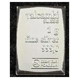 1g - .999 Fine Silver Bar