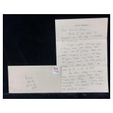 John Erman (Director) Handwitten Letter