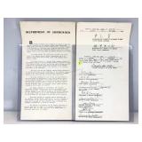 Official National Archives Copy Japan Surrender