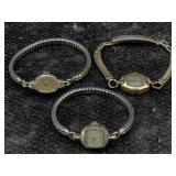 3 Vtg Ladies Wind Up Watches Incl. Bulova,