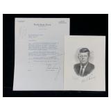 Senator John F Kennedy Signed Typewritten Letter