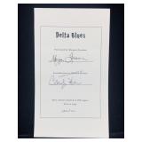 Morgan Freeman & Carolyn Haines Signed Delta