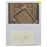Nicolas Cage Signature Card