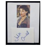 Julia Ormond Signature Card