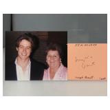 Hugh Grant Signature Card