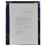 Dwight D Eisenhower (General) Signed 1951
