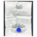 Woodrow Wilson Signed 1916 US Navy Appointment