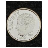 2006 1/10 Ozt .999 Pure Silver Ronald Reagan