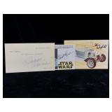 3 Signed PostCards/ Promo Cards.Richard Edlund