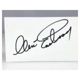 Clint Eastwood Autographed Index Card