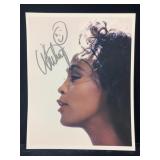 Whitney Houston Signed 8x10 Photo