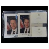 2 Al Gore Signed 8x10 Photos and 2000 Election
