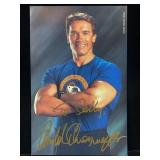 Arnold Schwarzenegger Signed & Inscribed 5.5x8.5