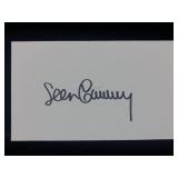Sean Connery Signature Card