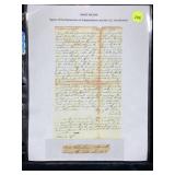 James Wilson 1774 Document Cut Pieces