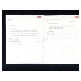 2 Signed Correspondents/Journalist Letters on CNN