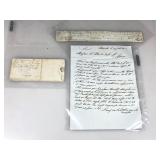 Antique Hand Written Letters from 1800