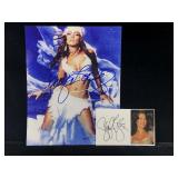 2 Jennifer Lopez Signed Photo Items