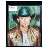 Tim McGraw Autographed Photo 8x10