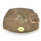 Wag Ming Chen Brass Ashtray - Marked Bronze