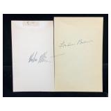2 Signatures of American Sci-Fi Authors. Fredric