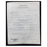 Oscar Katz (Desilu Productions) Signed Original