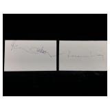 Loraine Day & Marlene Dietrich Signature Cards