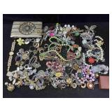 Vtg Fashion Jewelry Incl. Necklaces & More, See