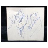 Grace Lee Whitney Signed & Inscribed Signature