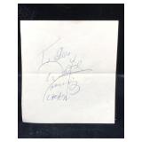 Walter Koenig Signed & Inscribed Signature Card