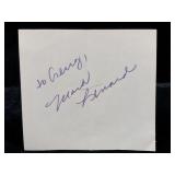 Mark Lenard Signed & Inscribed Signature Card