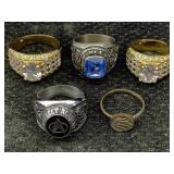Fashion Chunky Rings, See Photos, Sz 8, 9, 10 & 14