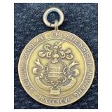 1910 Gold-filled The Choate School Medal, Sz 1½in