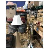 Table lamps w/shades, approx 26in tall
