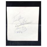 Walter Koenig Signed & Inscribed Signature Card