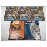 5 New Stamp Collecting Kits Incl. Outer Space,