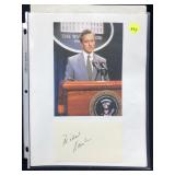 Michael Douglas Signature Card