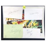 When Worlds Collide Cast Signed Index Cards with