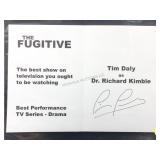 Tim Daly Signed The Fugitive