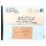 Melanie Griffith Signature Card