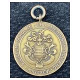 1910 Gold-filled The Choate School Medal, Sz 1½in