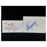 Allison Janney & Joshua Malina Autographed Index