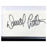 David Letterman Signature Card