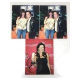 3 Sara Evens Signed  8x10 Photos