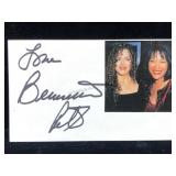 Bernadette Peters Signature Card