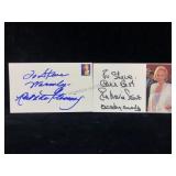 Rhonda Fleming & Eva Marie Saint Inscribed