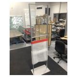 Metal stand display, approx 56in tall
